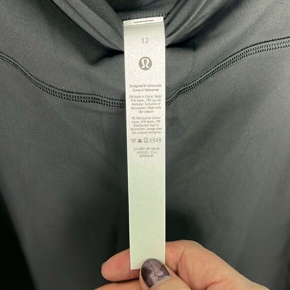 [ NWT ] Size 12 Dark Gray Lululemon align mini Flare Pant regarding - Picture 7 of 8